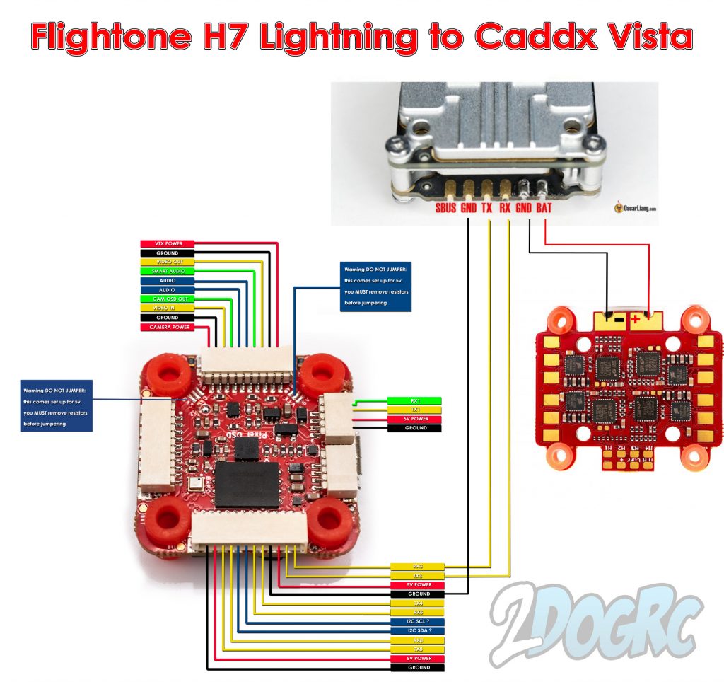 Connect the Caddx System to the H7 – FlightOne Support